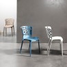 Moderne stapelbare Stuhl für Innen- und Außenbereich Küche Esszimmer Restaurant Amber Kauf