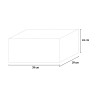 Wandwaschbecken aus Harz für Wäsche Garten 39x39x24cm Sink 40 Angebot