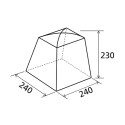 Cucinotto Mehrzweck-Campingzelt 240x240 Dinery Brunner Rabatte