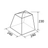 Cucinotto Mehrzweck-Campingzelt 240x240 Dinery Brunner Rabatte