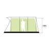 Aufblasbares Campingzelt 380x540 Paraiso 5/6 Personen Brunner Modell
