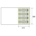 Aufblasbares Familienzelt 310x510 für 4 Personen Pure 4 Brunner Modell