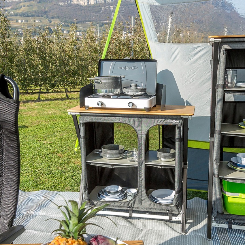 Camping-Küchenschrank Holz Top Mercury Cross Cooker HWT Brunner