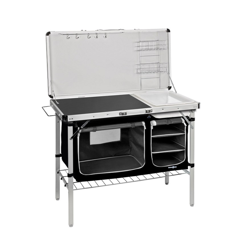 Faltbarer Campingschrank mit Zubehör Drive In Black Brunner Aktion Faltbarer Campingschrank mit Zubehör Drive In Black Brunner Aktion