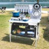 Faltbarer Campingschrank mit Zubehör Drive In Black Brunner Verkauf