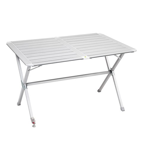 Klappbarer Campingtisch 110x71cm Silber Gapless Level 4 Brunner Aktion
