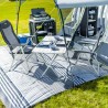 Klapptisch 140x81cm Camping Silver Gapless Level 6 Brunner Verkauf