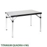 Faltbarer Campingtisch 120,5x70 Titanium Quadra 4 NG Brunner Verkauf