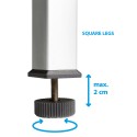Faltbarer Campingtisch 120,5x70 Titanium Quadra 4 NG Brunner Katalog