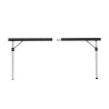 Klappbarer Campingtisch 120,5x70 Titanium Quadra Compack 4 Brunner Verkauf