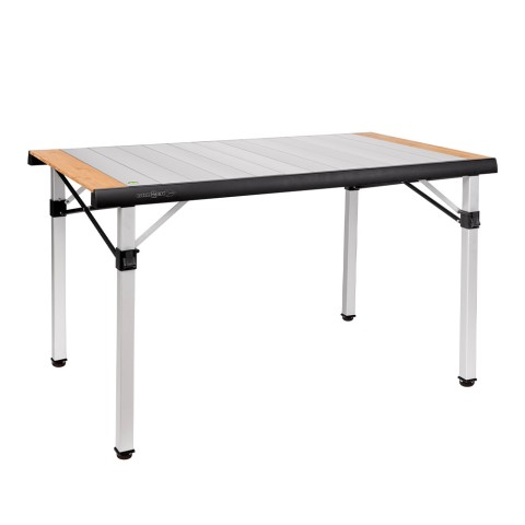 Camping Tisch 120,5x70 klappbar Aluminium Holz Quadra Tropic 4 Brunner Aktion