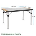 Camping Tisch 120,5x70 klappbar Aluminium Holz Quadra Tropic 4 Brunner Auswahl