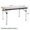 Camping Tisch 120,5x70 klappbar Aluminium Holz Quadra Tropic 4 Brunner Auswahl