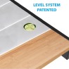 Camping Tisch 120,5x70 klappbar Aluminium Holz Quadra Tropic 4 Brunner Lagerbestand
