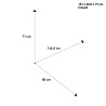Klappbarer Campingtisch aus Aluminium 146,5x80 Accelerate 6 Brunner Katalog