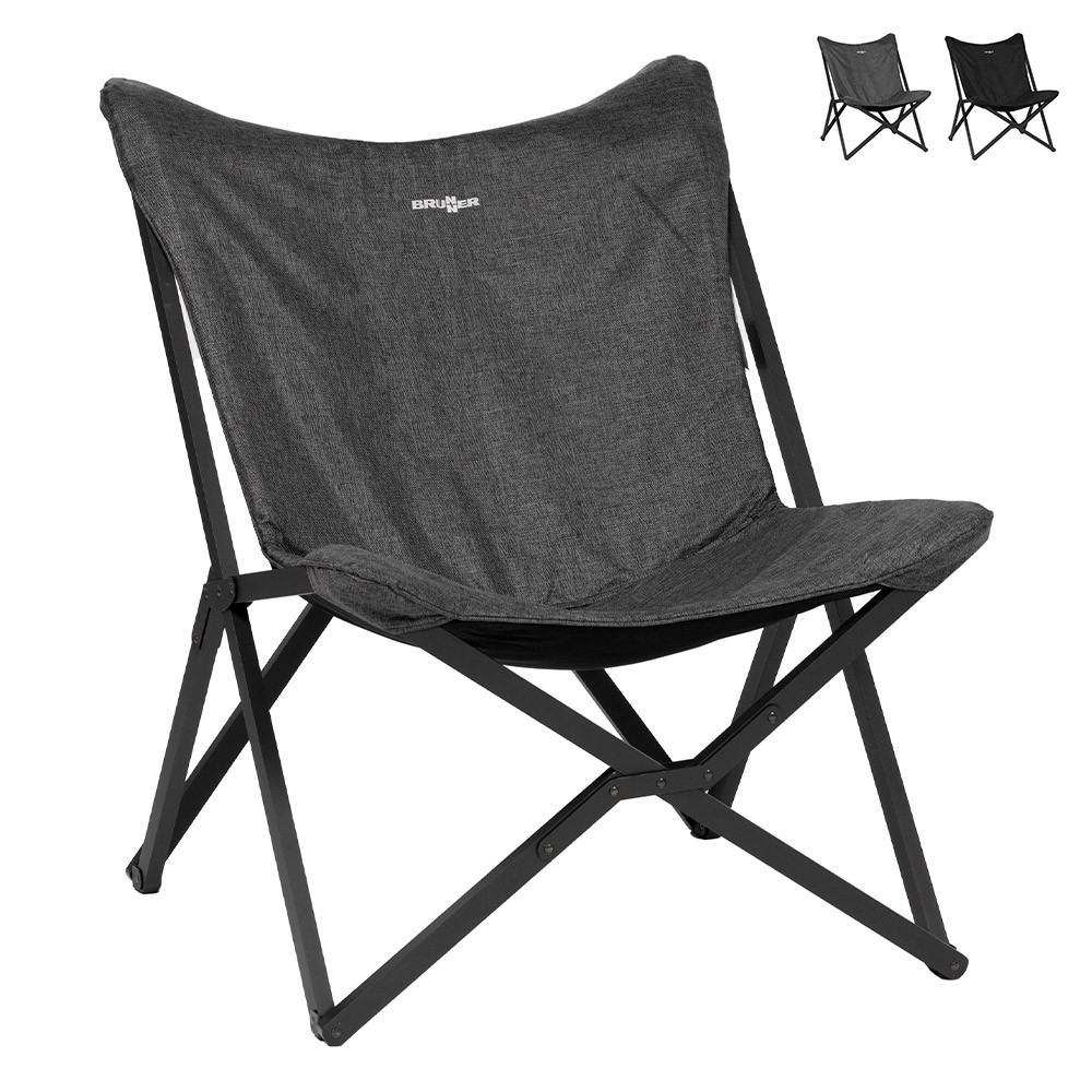 Klappbarer Campingstuhl Action Vivavita Relaxer Brunner