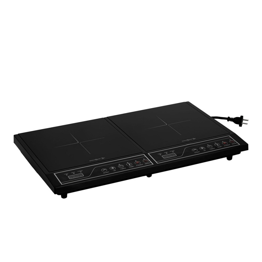 Tragbare Induktionskochplatte mit 2 Kochfeldern Hot Point Induction Double Aktion