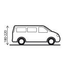 Universelles freistehendes Autozelt Höhe 180-220 cm Entrada Brunner Rabatte