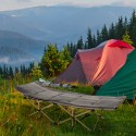 Tragbares faltbares Feldbett Gästebett 60x185cm Camping Klappbett Leiskite Verkauf