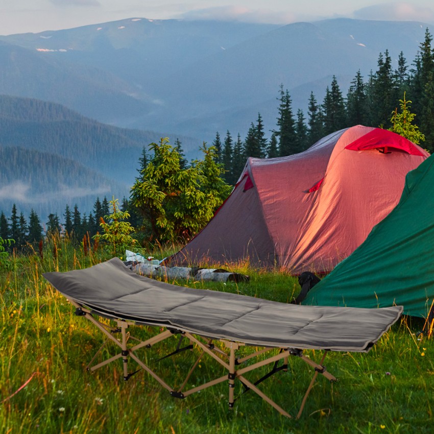 Klappbares Campingbett Tragbar 60x185cm Camping Leiskite