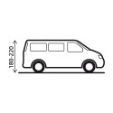 Universales aufblasbares Vorzelt für Auto und Van 270x530 Marvilla Brunner Verkauf