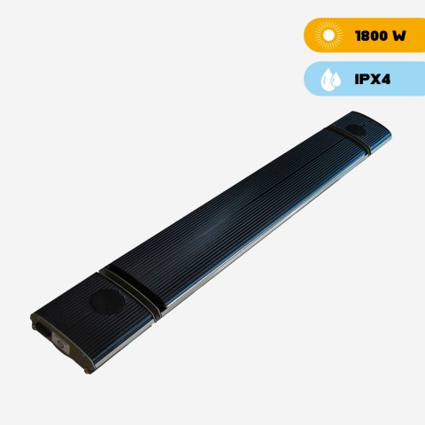 Infrarotheizstrahler ohne Lichtemissionen 1800W Bluetooth Lautsprecher Spaik Pro Aktion