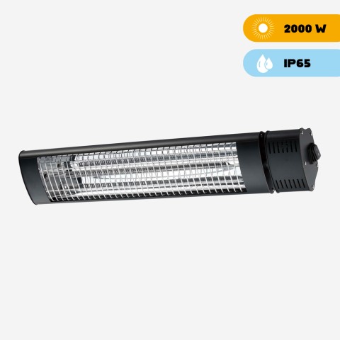 Infrarot-Heizstrahler Wandmontage Radiator 2000W Innen/Außen Skals Aktion