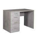 Moderner Büroschreibtisch 4 Schubladen Smartworking grau KimDesk GS Angebot