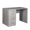Moderner Büroschreibtisch 4 Schubladen Smartworking grau KimDesk GS Angebot