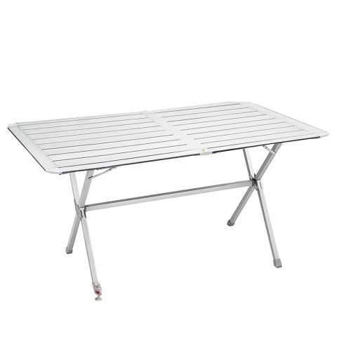 Klapptisch 140x81cm Camping Silver Gapless Level 6 Brunner Aktion