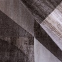 Moderner rechteckiger Teppich geometrisch braun Wohnzimmer Double MAR009 Angebot