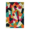 Rechteckiger Kurzflor-Teppich mit geometrischem Design, mehrfarbig, MUL433 Verkauf