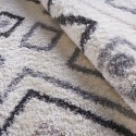 Moderner rechteckiger Shaggy-Teppich mit langem Flor, antiallergen BIA003 Angebot