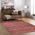 Bunter rutschfester Teppich rechteckig Wohnzimmer Schlafzimmer KILI01 Aktion