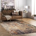 Moderner rechteckiger Vintage-Design-Teppich rutschfest ASTR01 Aktion
