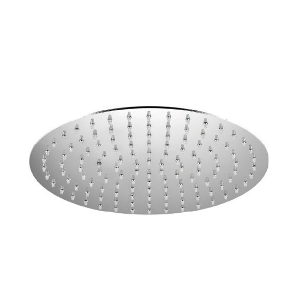 Runde Duschkopf ø25cm chrom Brause ultraflach mit Gelenk FRM34025