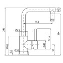 Einhebel-Mischbatterie Spülbecken Ablaufgarnitur Küche L E41012 TCS Angebot