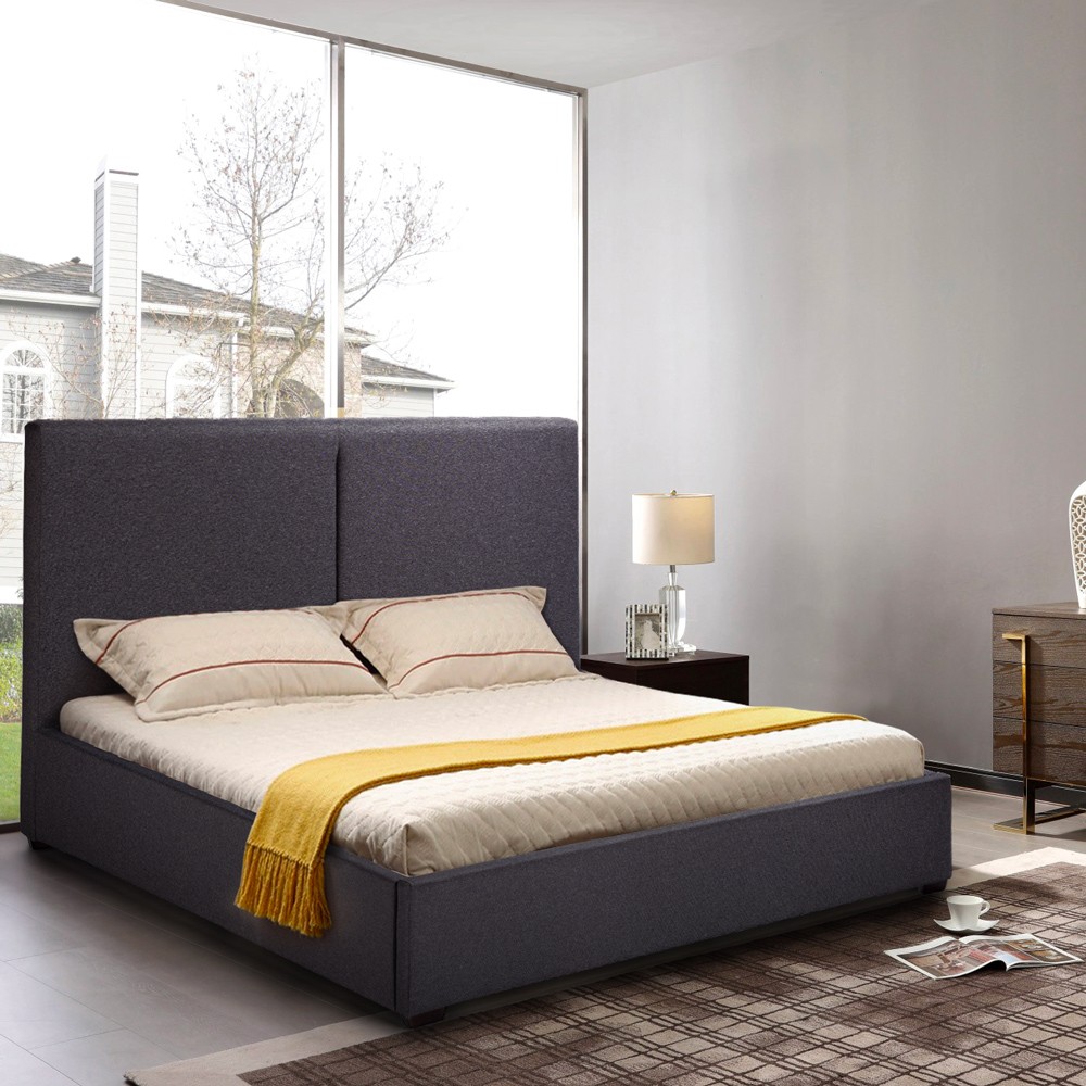 Queen-size Bett Stoff Mit Lattenrost 120x190 Montreux