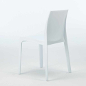 Schwarz Quadratisch Tisch und 4 Stühle Farbiges Polypropylen-Außenmastenset Grand Soleil Rome Passion