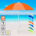Strand-Sonnenschirm windfest UV-Schutz 180 cm Girafacile Prometeo Modell