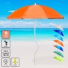 Strand-Sonnenschirm windfest UV-Schutz 180 cm Girafacile Prometeo Modell