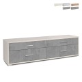 Mobile TV-Schrank mit 4 Schubladen, modernes Design Mila Aktion
