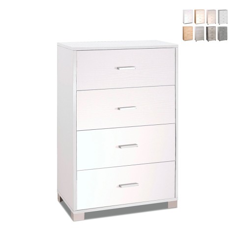 Moderne Kommode Büro Schlafzimmer 4 Schubladen Design Elita Aktion