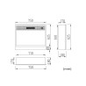 Kamin-Elektroheizofen Einbau energiesparend 1500W Panarea Angebot