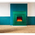 Elektrischer Kamin mit Holzrahmen, energiesparender Ofen 1500W Lipari Preis