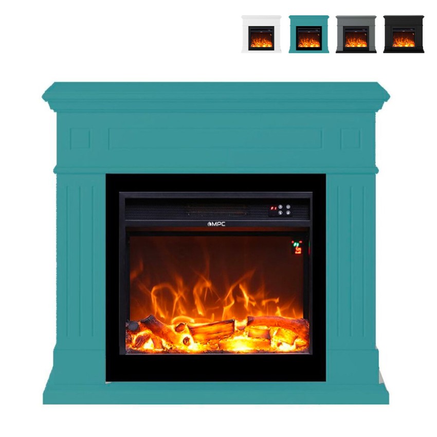 Elektrischer Kaminofen mit Holzrahmen, energiesparend Pienza Angebot Elektrischer Kaminofen mit Holzrahmen, energiesparend Pienza Angebot