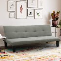 Schlafsofa Sofabett Couch Klappsofa 2 Sitzer Stoff Onice