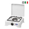 Tragbarer Gasherd GPL Metano 1 Flamme 5321BGPS CF Parker Verkauf