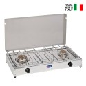 Camping-Gasherd mit 2 Brennern und Deckel 5522G CF Parker Verkauf
