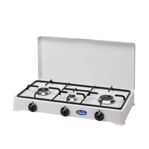 Camping-Gasherd tragbar 3-Flammig 5328BGP CF Parker Aktion